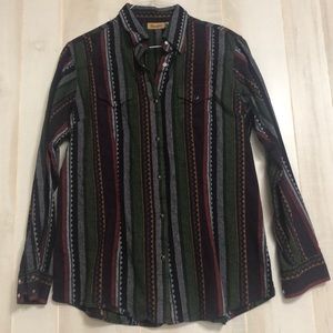Wrangler Serape Button Down